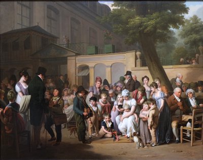 Entrada al Jardín Turco de Louis Leopold Boilly
